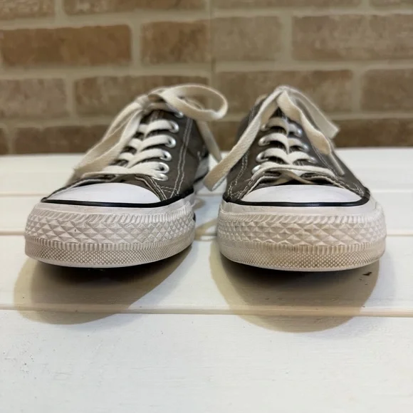 Converse All Star Chuck Taylor Low Charcoal Canvas Sneaker Mens 5 Women’s 7 - Picture 3 of 10